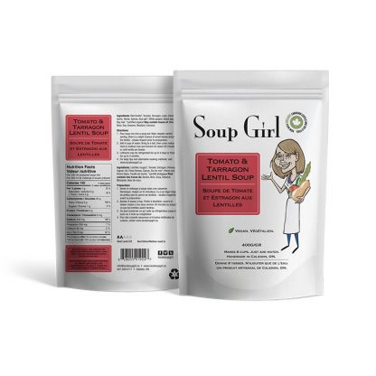 Tomato & Tarragon Lentil Soup