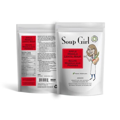 Apple Masala Lentil Soup